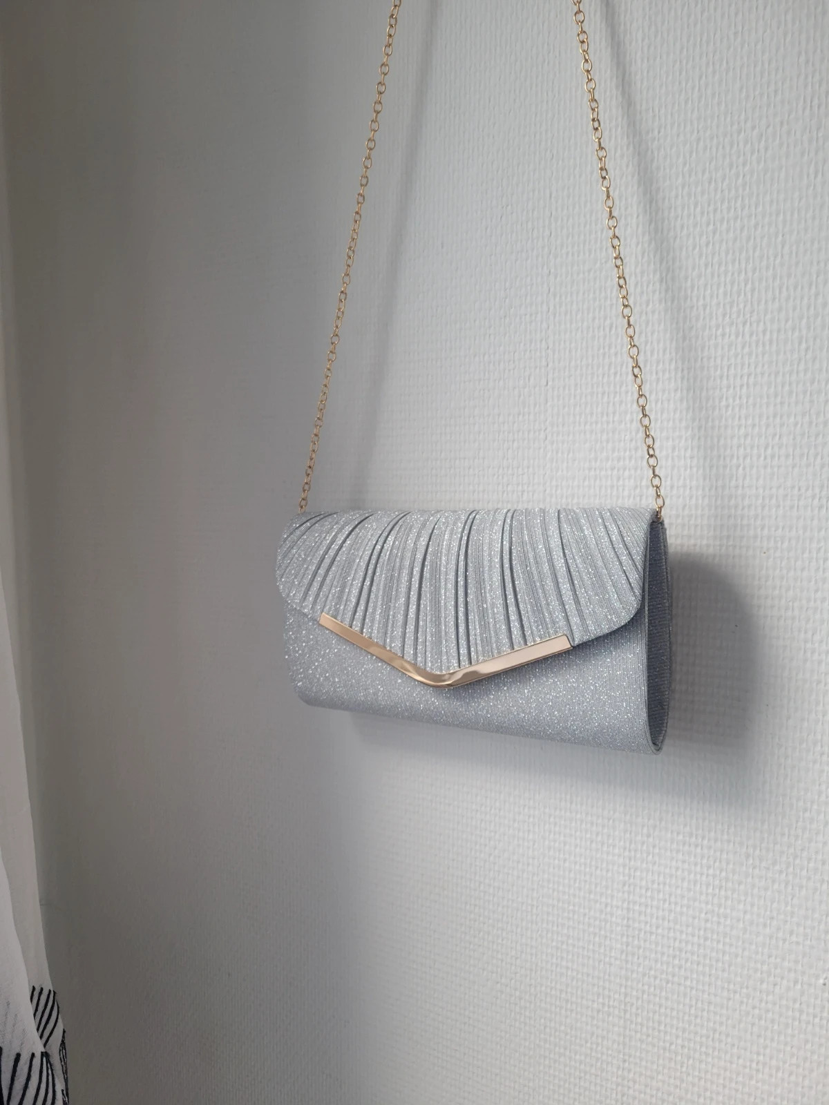 Sac à main femme argenté 5