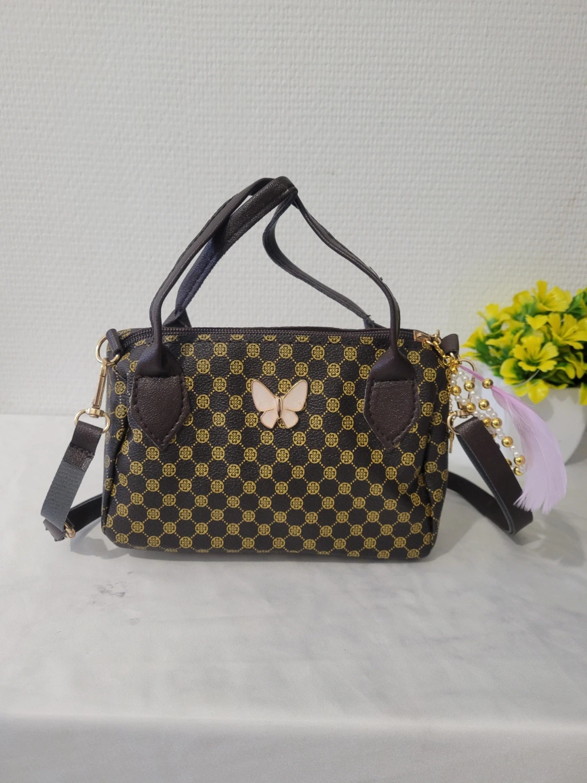 Sac à main femme marron 3