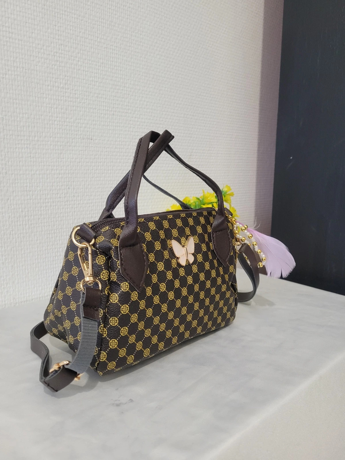 Sac à main femme marron 2
