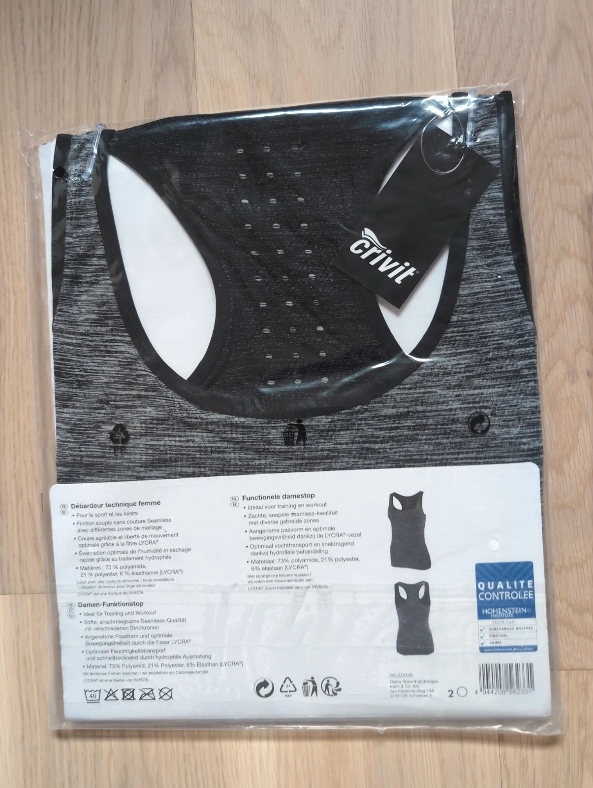 Lot 2 débardeurs sport Technique femme Crivit - Taille S – Crivit – taille S / 36 / 8 4