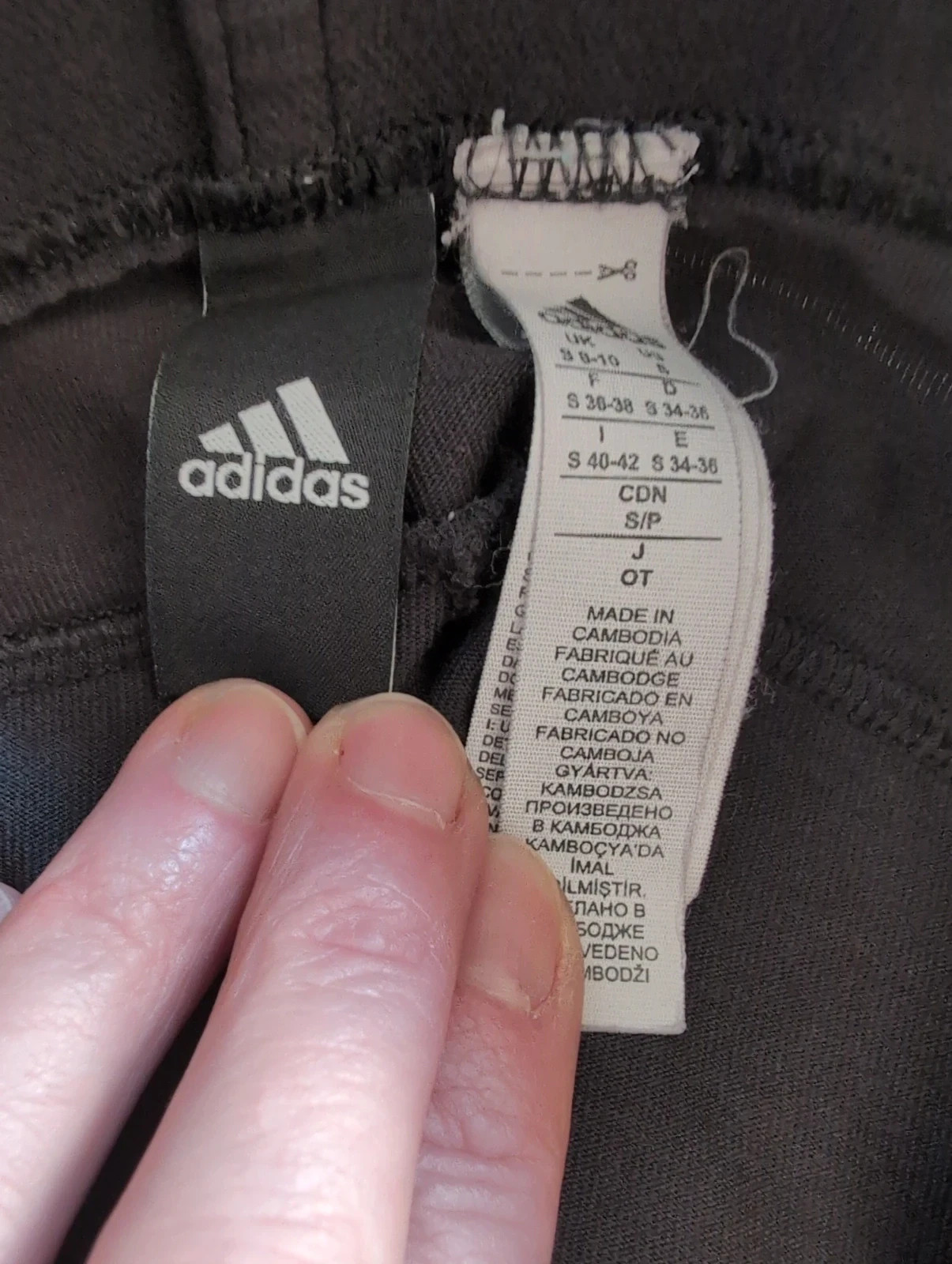 Adidas Legging Sport Noir Femme 3 Bandes Blanc T.S – adidas – taille S / 36 / 8 5