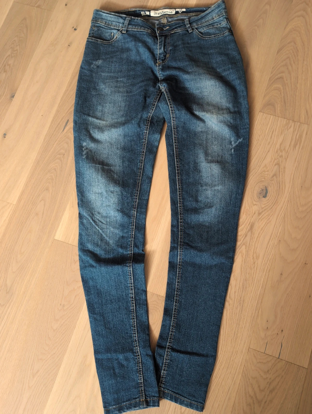 Jean slim bleu délavé - In Extenso - Taille 36 -