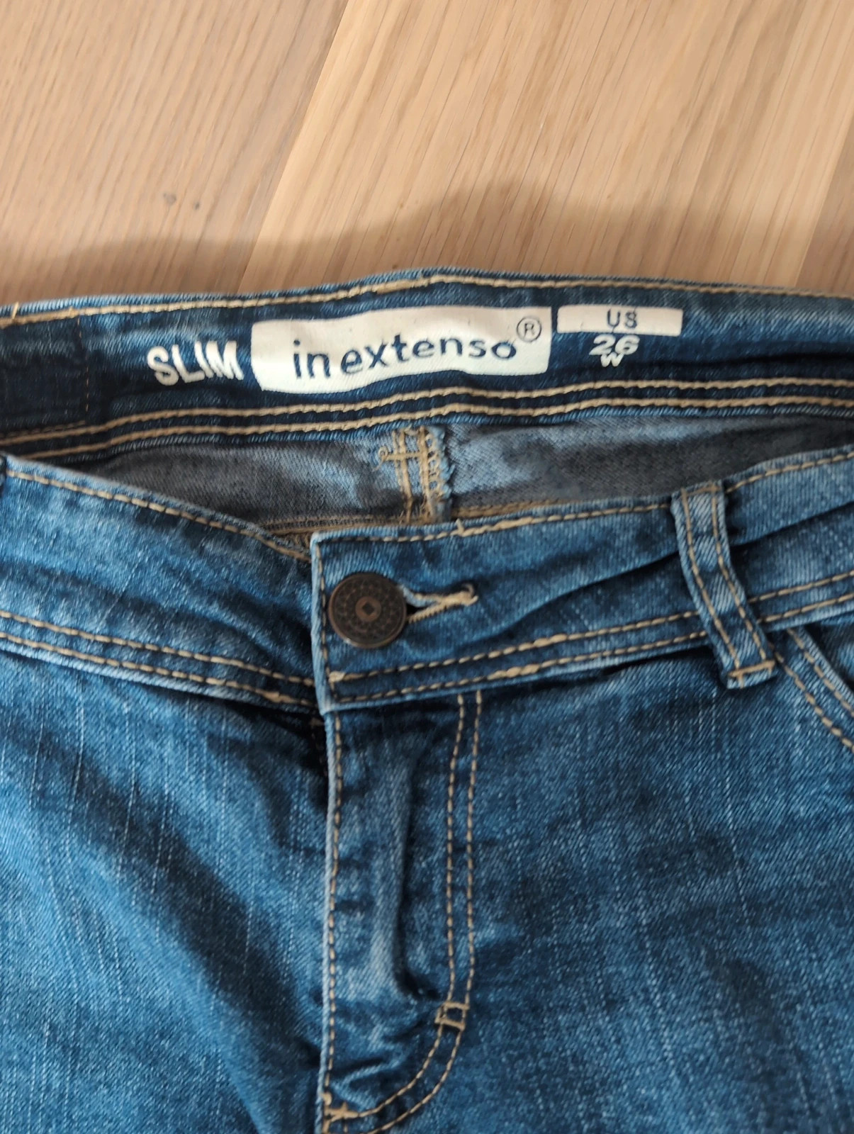 Jean slim bleu délavé - In Extenso - Taille 36 - – In Extenso – taille S / 36 / 8 2