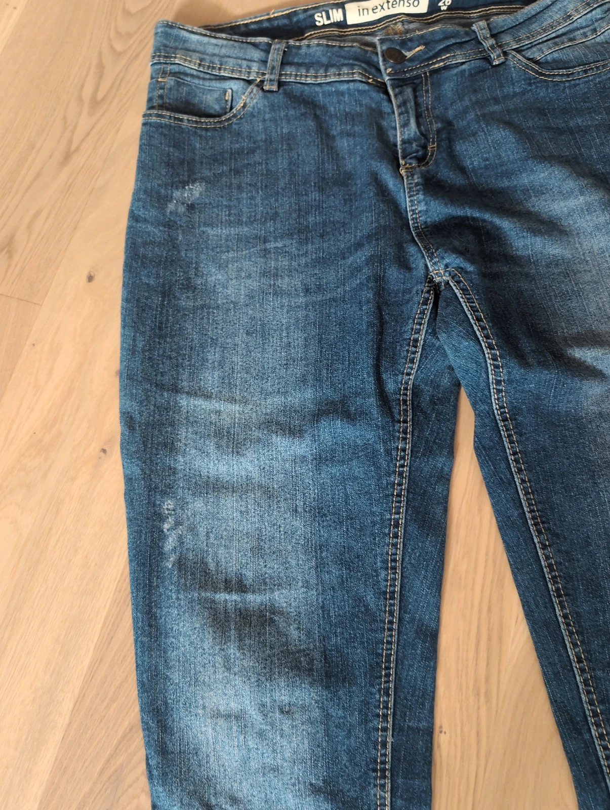Jean slim bleu délavé - In Extenso - Taille 36 - – In Extenso – taille S / 36 / 8 5