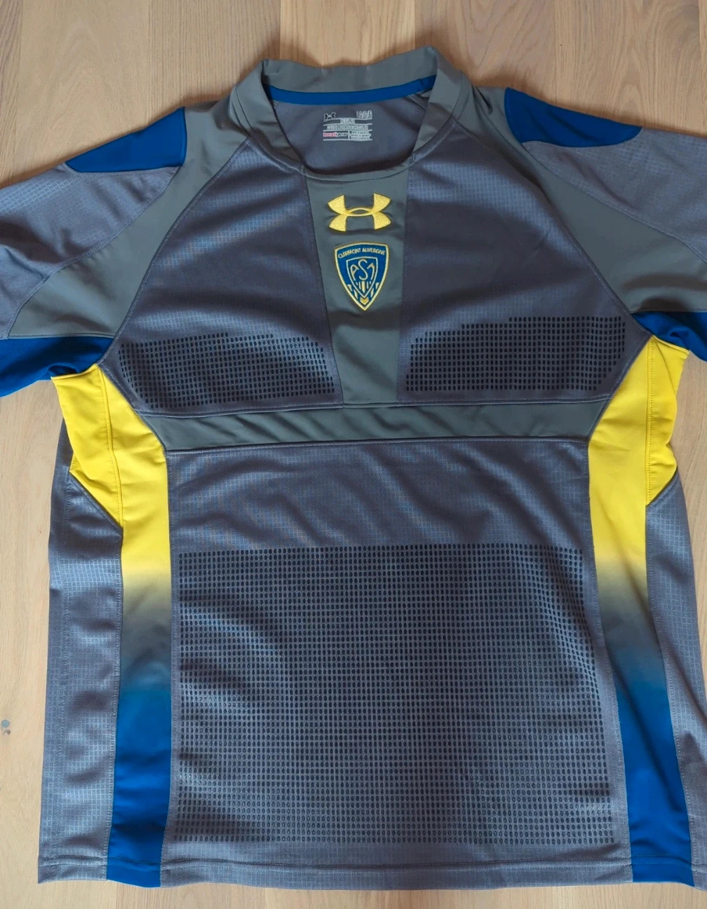 ASM Clermont Auvergne under armor - Maillot de rugby officiel - Taille L - collection rare