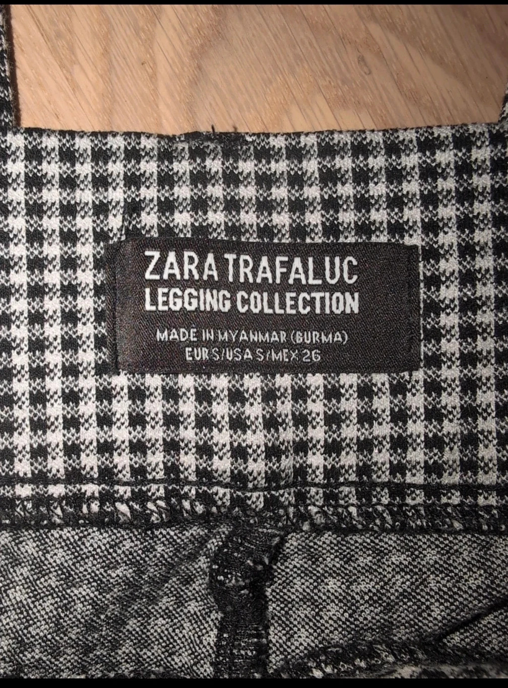 Pantalon Zara femme pied de poule/ carreaux - Taille 36 - Chic et Tendance – Zara – taille S / 36 / 8 4