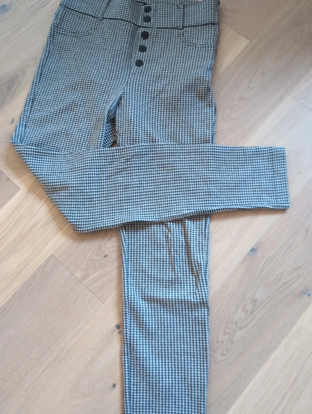 Pantalon Zara femme pied de poule/ carreaux - Taille 36 - Chic et Tendance