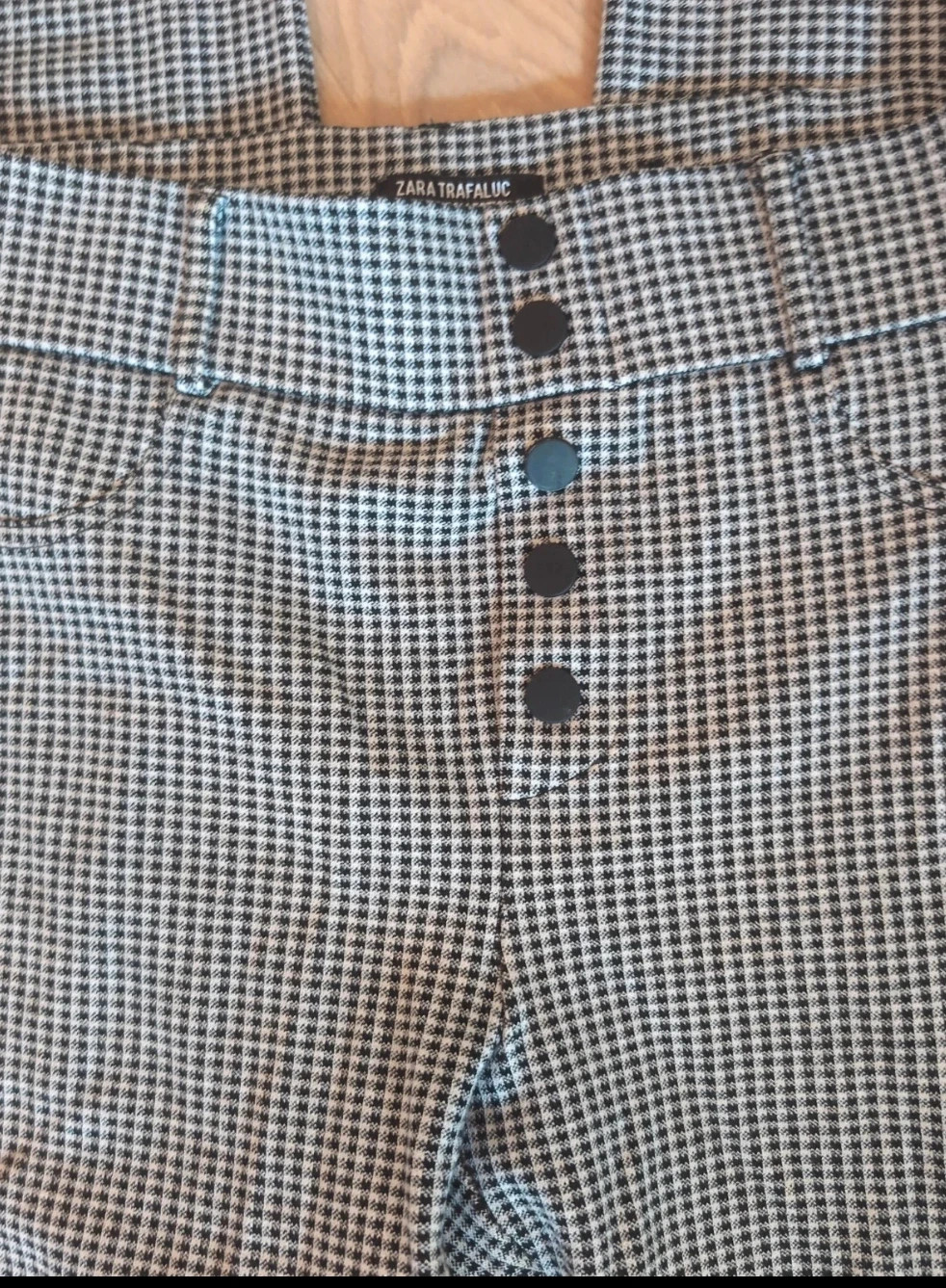 Pantalon Zara femme pied de poule/ carreaux - Taille 36 - Chic et Tendance – Zara – taille S / 36 / 8 3
