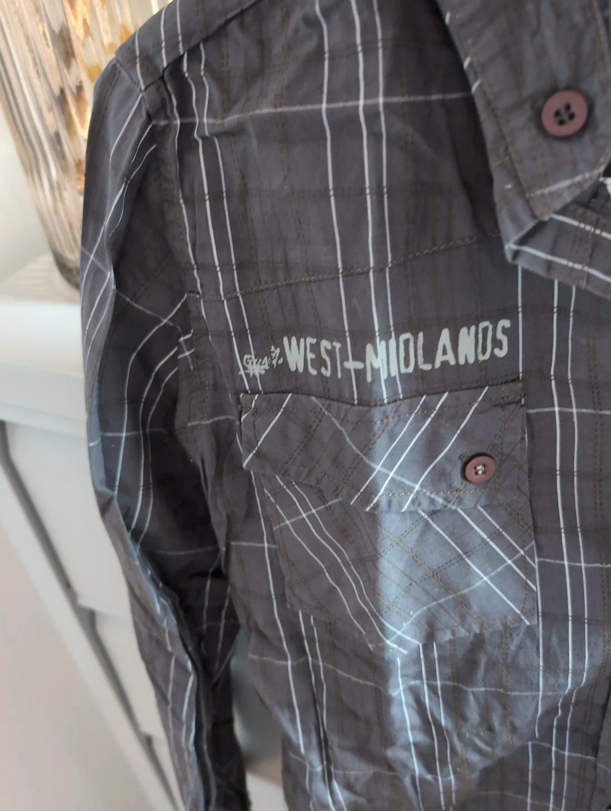 Chemise garçon à carreaux gris anthracite manches longues - Sandsoil - Taille 12 ans - Style Casual – Sandsoil – taille 12 ans / 152 cm 4