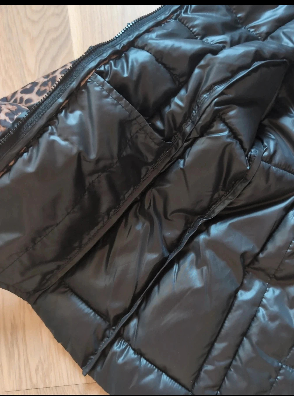 Doudoune femme matelassée léopard - DPM - Taille 38 Look tendance casual chic – DPM – taille M / 38 / 10 4