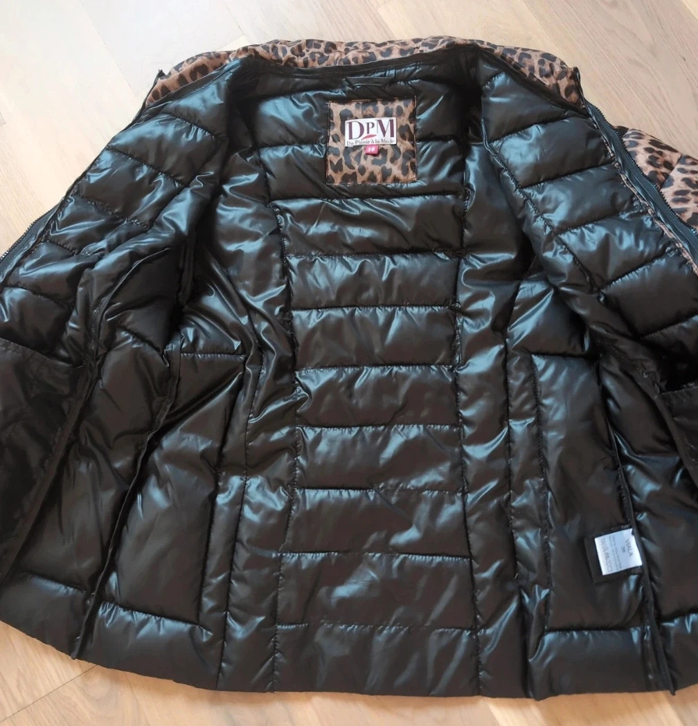 Doudoune femme matelassée léopard - DPM - Taille 38 Look tendance casual chic – DPM – taille M / 38 / 10 2