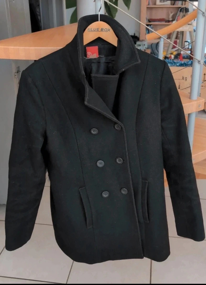 Manteau femme hiver noir - Taille M - style chic et intemporel – La Redoute – taille M / 38 / 10 3