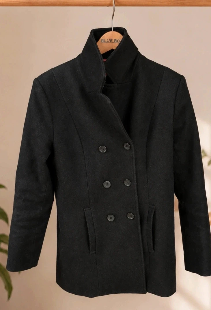 Manteau femme hiver noir - Taille M - style chic et intemporel