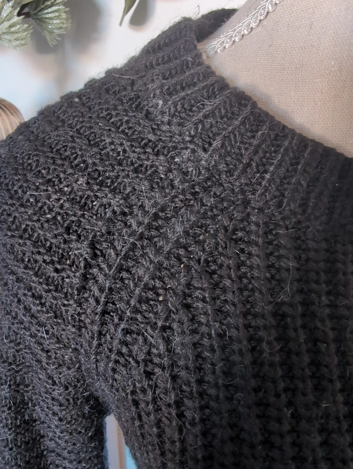 Pull en maille côtelée Pimkie Noir - Taille S - Look moderne et chic – Pimkie – taille S / 36 / 8 3