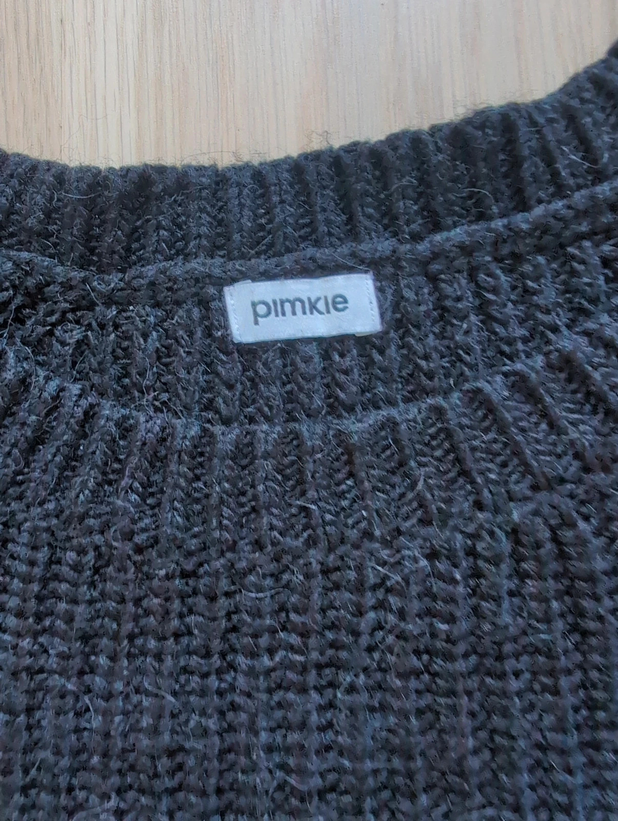 Pull en maille côtelée Pimkie Noir - Taille S - Look moderne et chic – Pimkie – taille S / 36 / 8 4