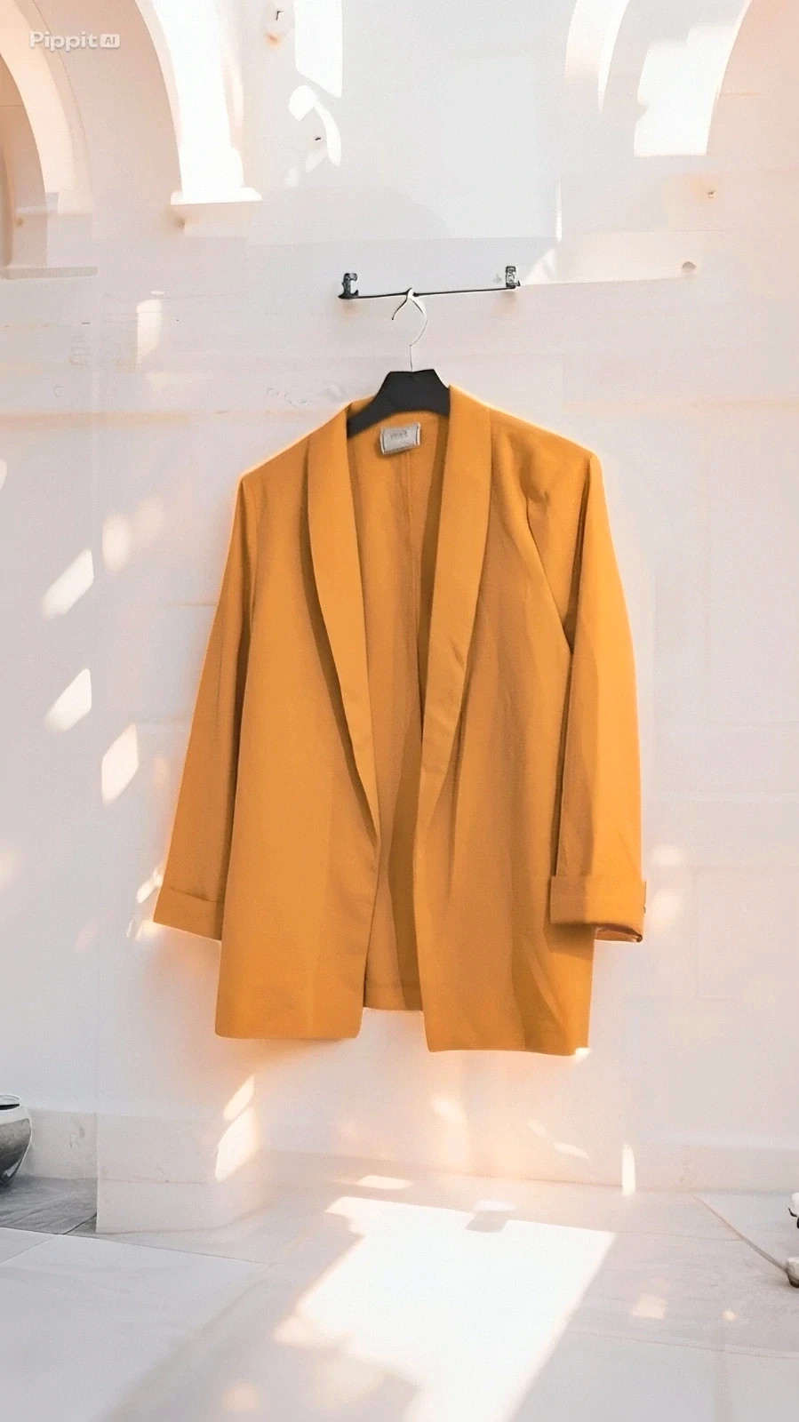 Pimkie - Veste blazer femme jaune moutarde - Taille 36 / S - Veste de mi-saison. – Pimkie – taille S / 36 / 8 2