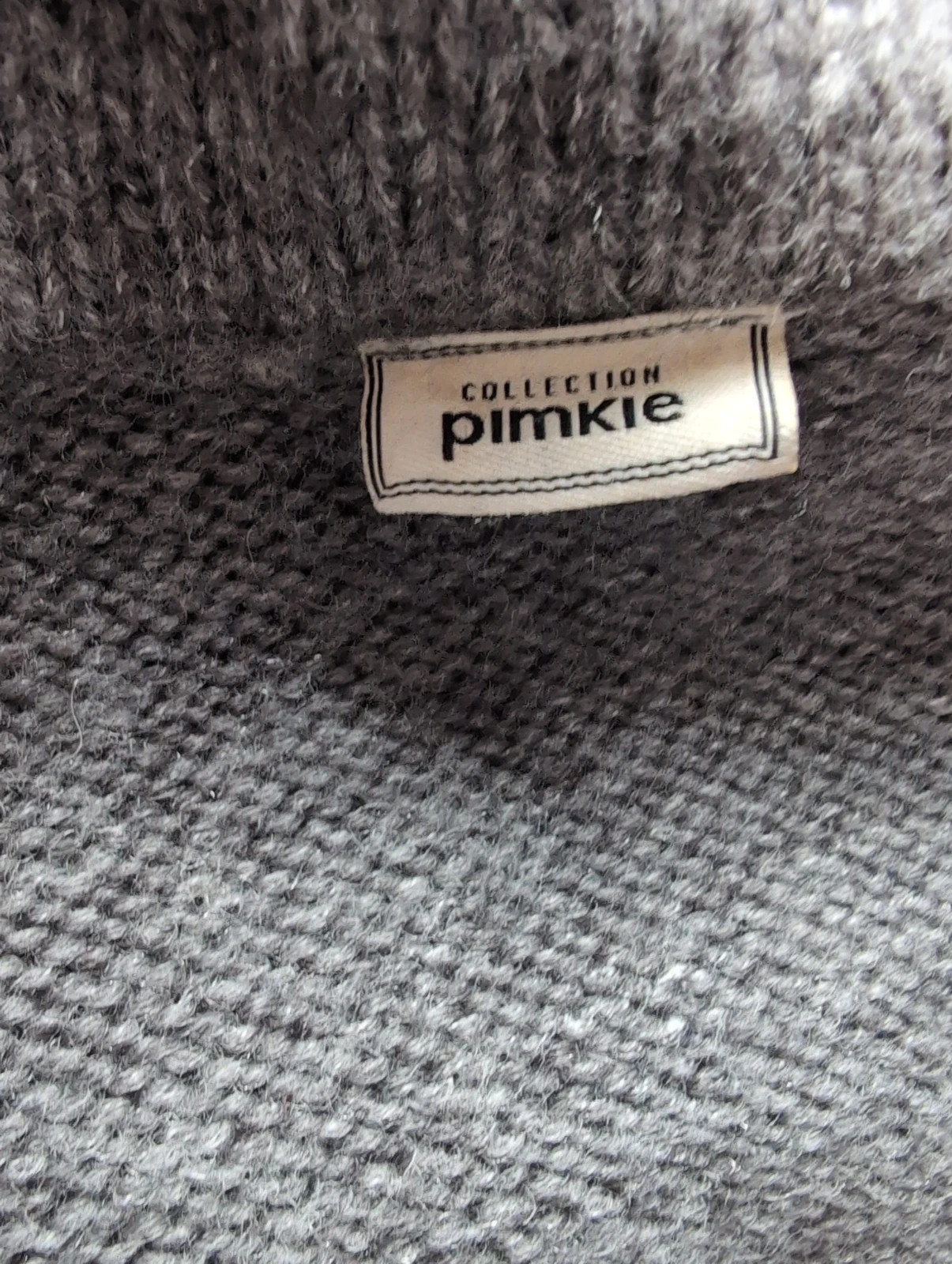 Gros gilet / veste chaude effet bouloches gris anthracite Pimkie – Taille S - look tendance – Pimkie – taille S / 36 / 8 2