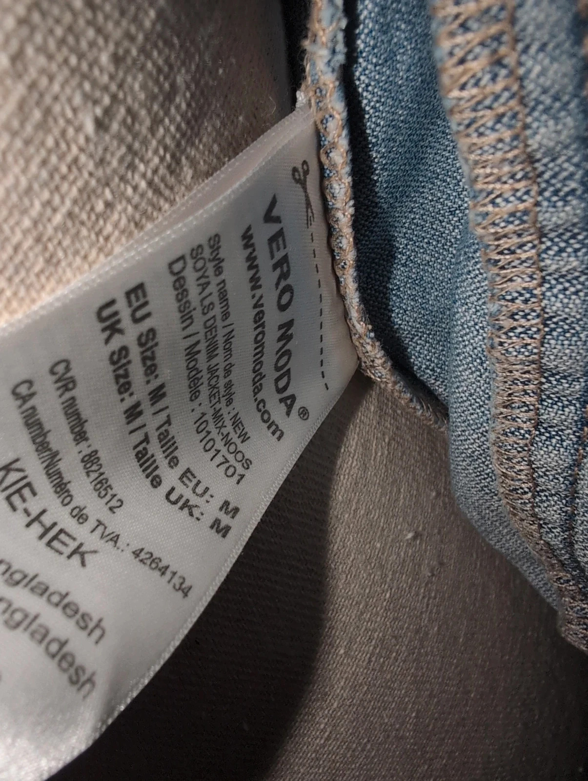 Veste en jean Vero Moda – Taille M – Très bon état - Intemporelle – Vero Moda – taille M / 38 / 10 2