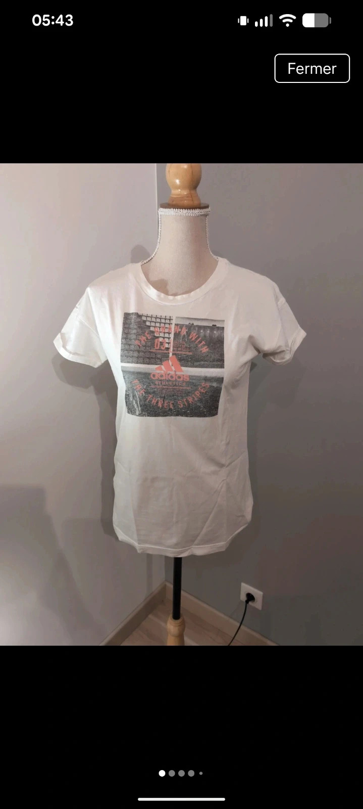 Adidas Originals| Tee shirt femme imprimé | Taille S | Tendance Look streetwear – adidas Originals – taille S / 36 / 8 3