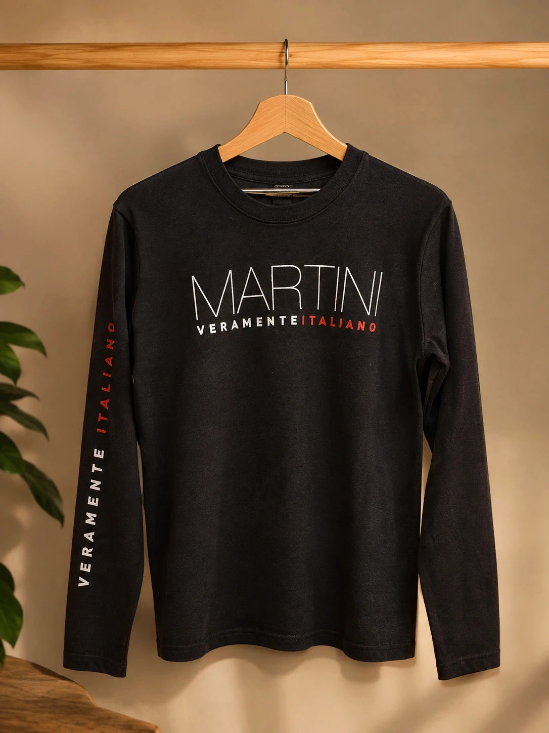 T-shirt manches longues homme Martini – Taille L – Noir – Martini – taille L 3