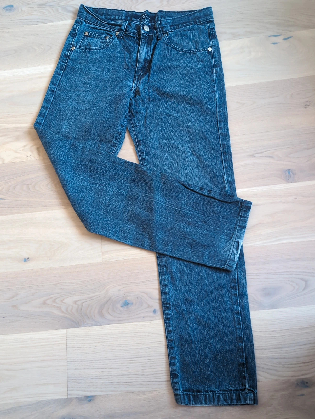 Jean Status garçon 12 ans – bleu denim coupe classique