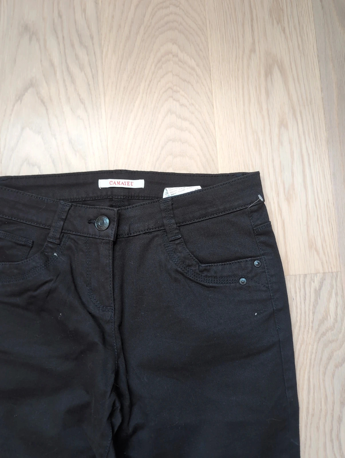Jean noir Camaïeu XS / 34 – Coupe Slim Skinny – style casual – Camaïeu – taille XS / 34 / 6 4