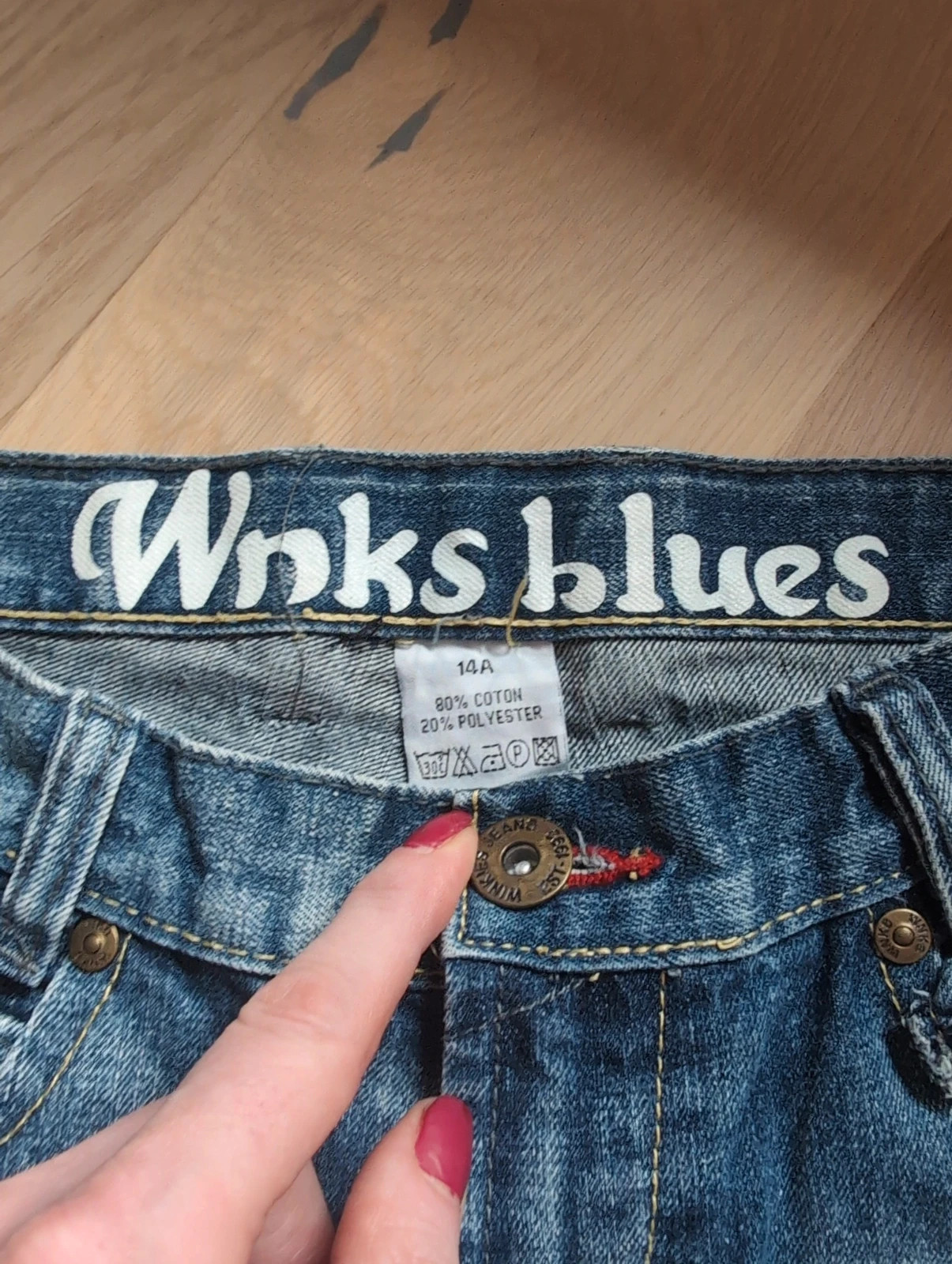 Jean Winkie’s Blues 14 ans – Bleu délavé look casual streetwear – Winkies – taille 14 ans / 164 cm 3