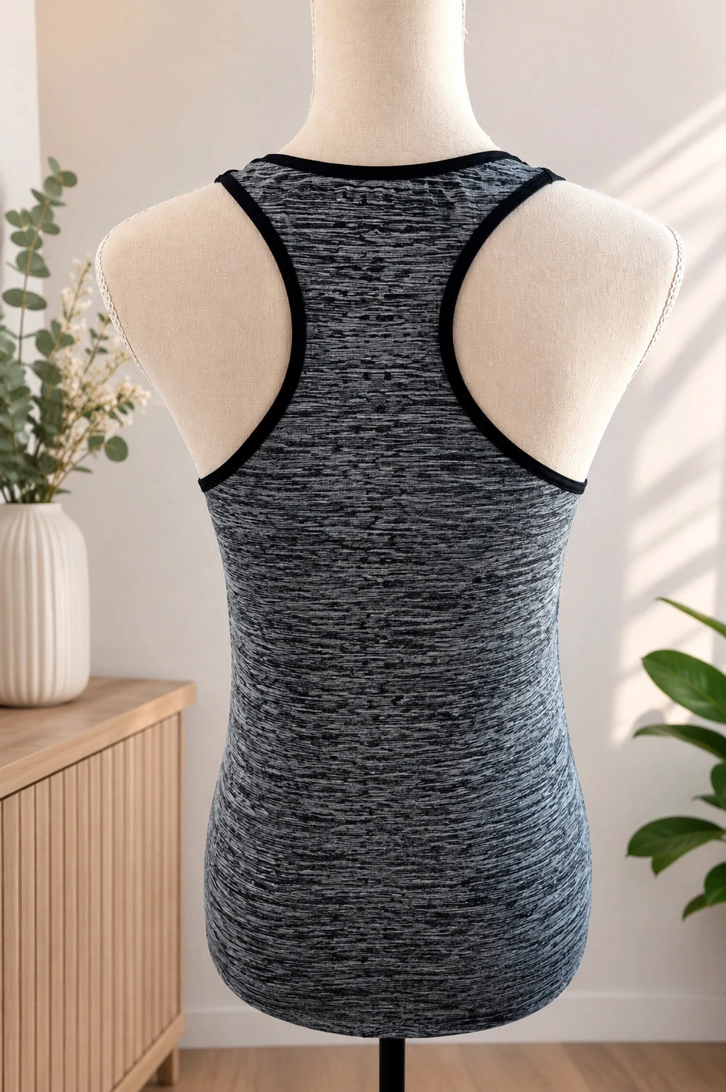 Crivit -débardeur sport running femme M gris chiné dos nageur – Crivit – taille M / 38 / 10 3