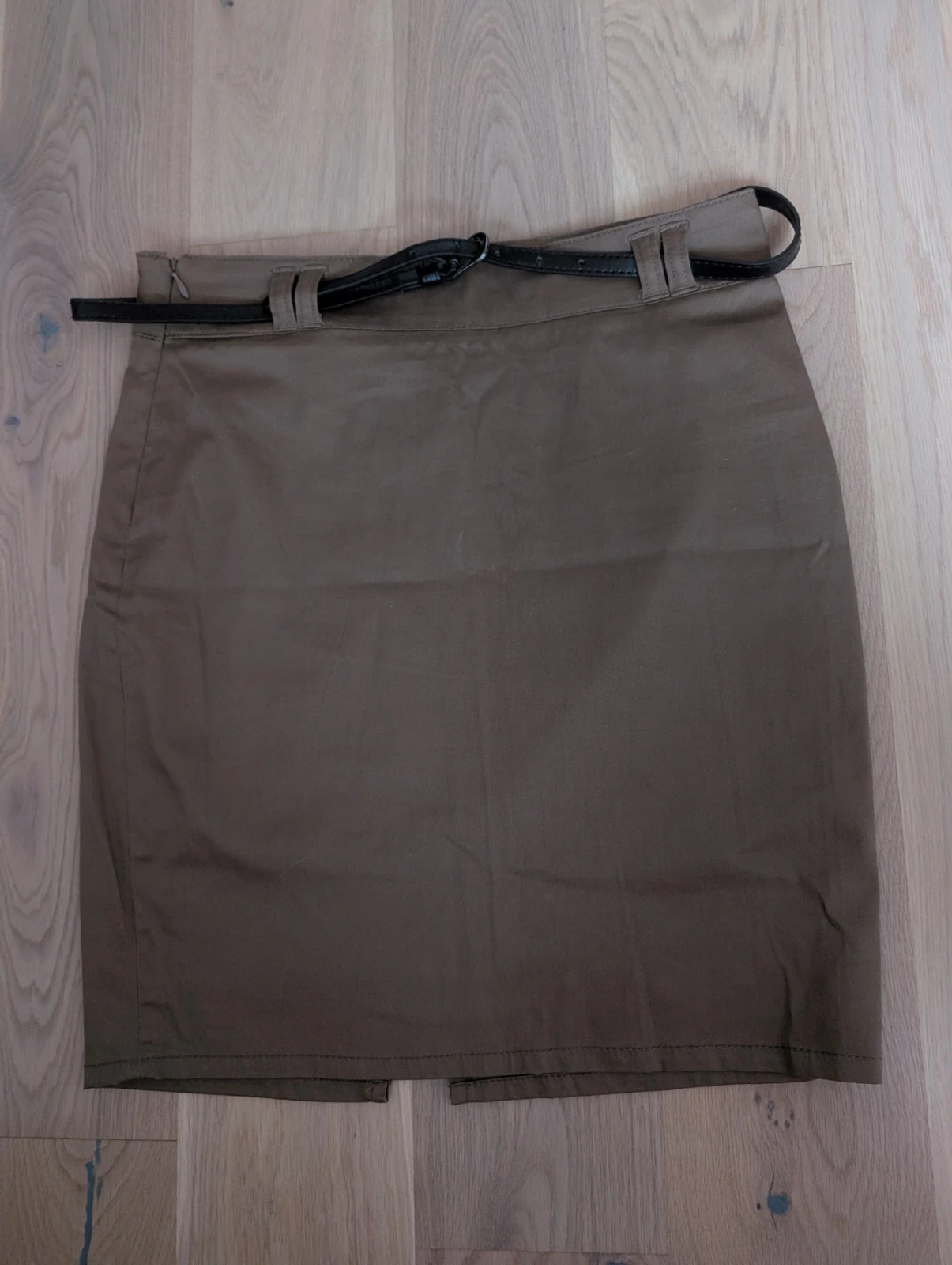 Jupe In Extenso marron T36 – Coupe droite – Ceinture incluse – Chic & intemporelle – In Extenso – taille S / 36 / 8 2