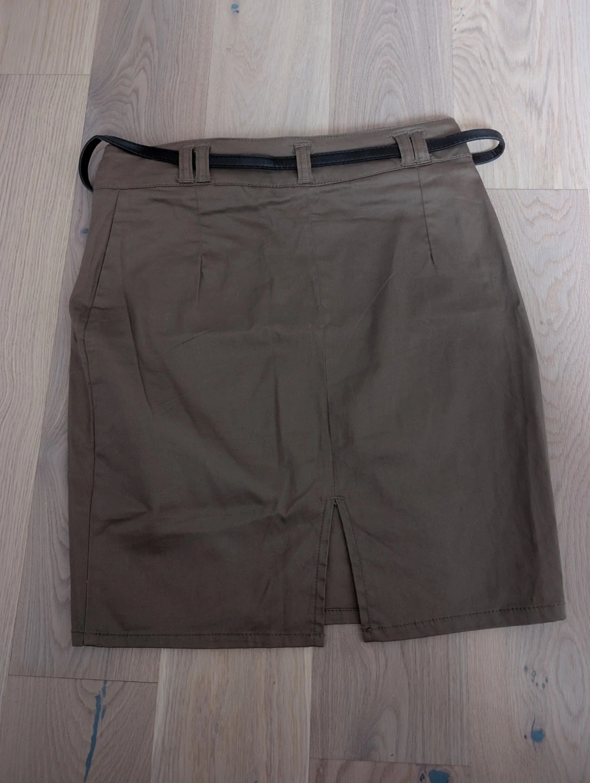Jupe In Extenso marron T36 – Coupe droite – Ceinture incluse – Chic & intemporelle – In Extenso – taille S / 36 / 8 3