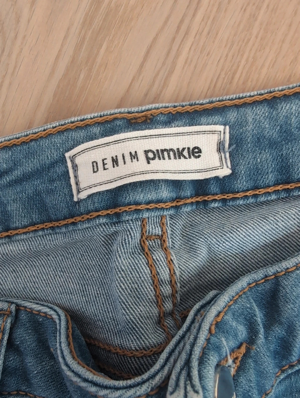 Jean slim destroy bleu clair Pimkie T. 36 - Zips chevilles - casual tendance – Pimkie – taille S / 36 / 8 4