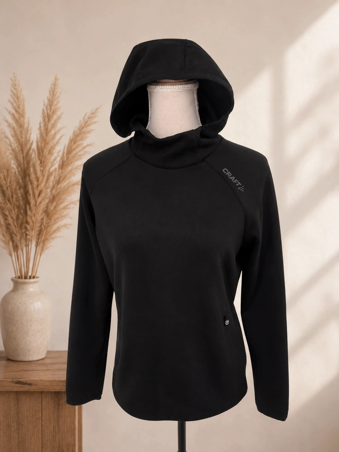 Craft Sweat à capuche Femme Noir Taille M - Running Fitness Sportswear