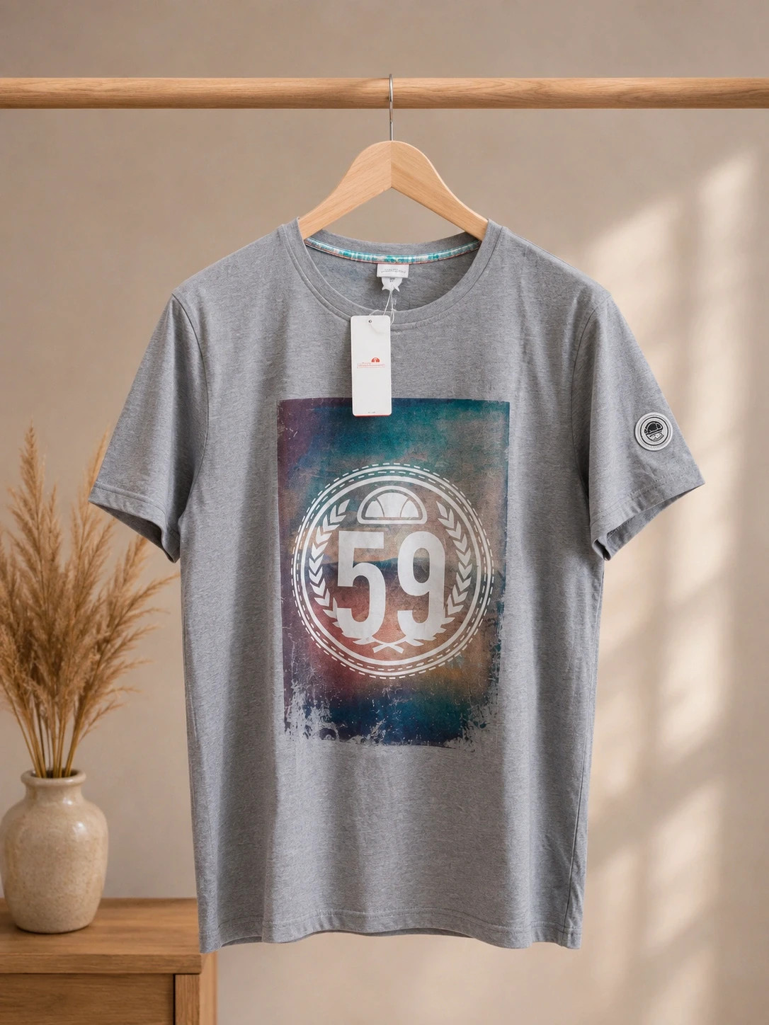 T-shirt Ellesse Gris - Imprimé "59" - Taille M - Iconique