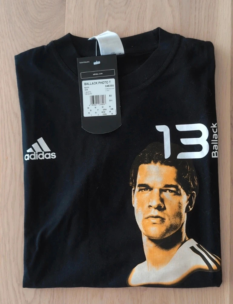 Adidas Michael Ballack N13 – T-shirt Collector Officiel – Taille M