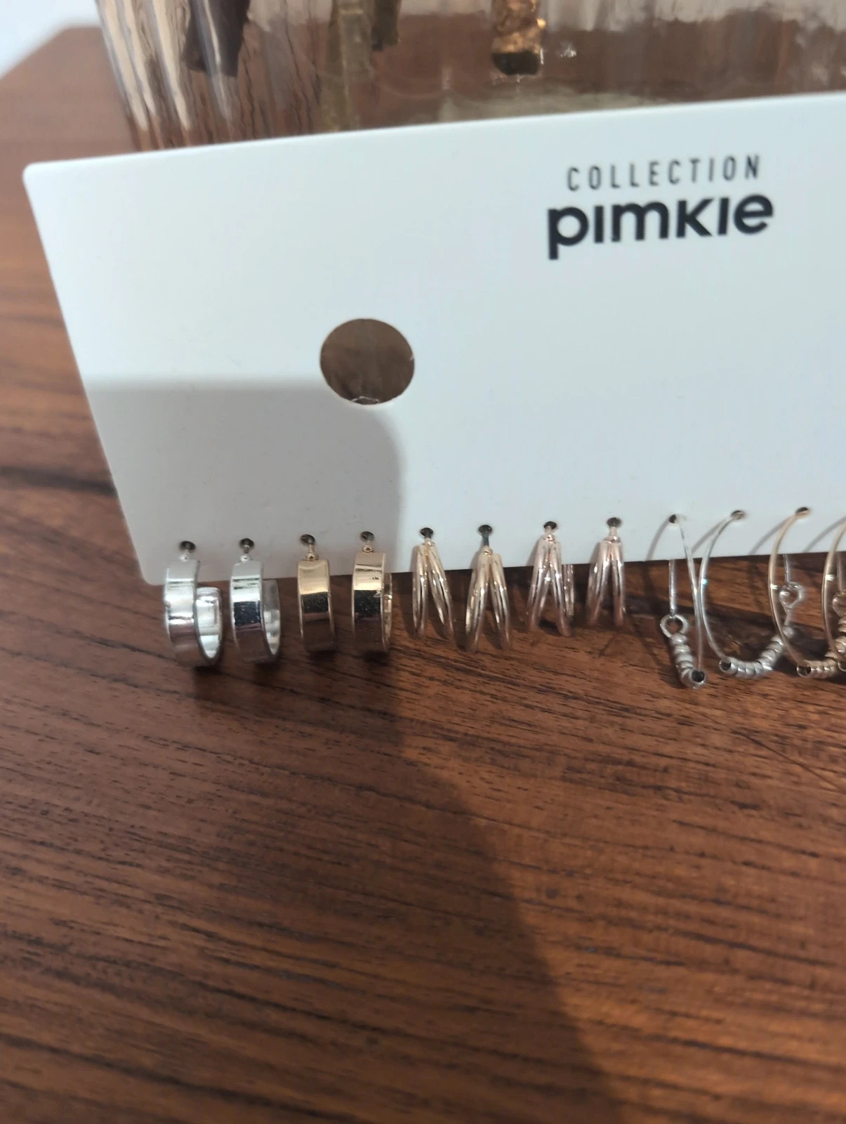 Lot de 8 paires de boucles d'oreilles créoles Pimkie – Argenté & Doré – Pimkie 2