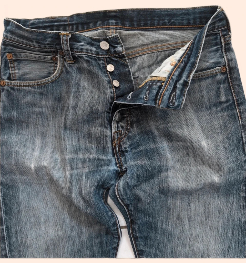 Levi's 501 original Homme W31 L32 Vintage Y2K – Denim Authentique Délavé – Vintage Dressing – taille L 2