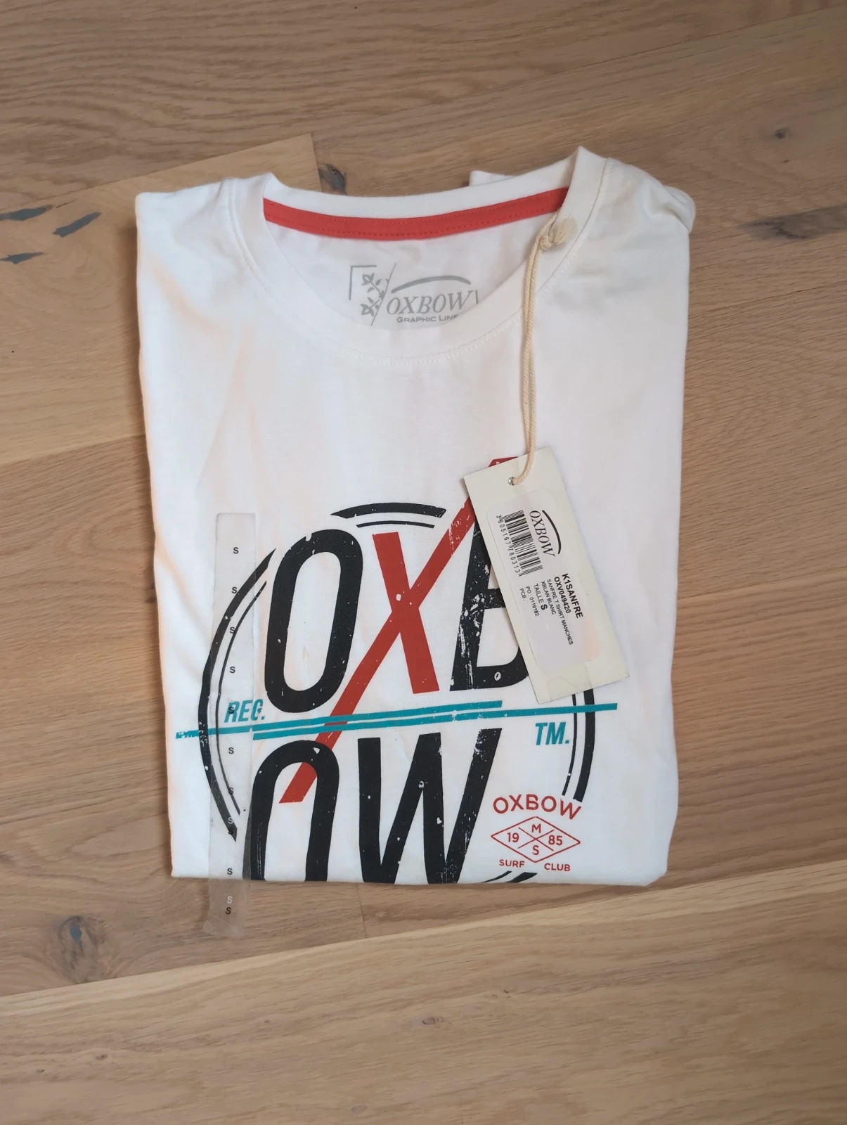 Tee-shirt Oxbow blanc femme T. S/36 neuf avec étiquette 🌊 – Tendance – taille S / 36 / 8 3