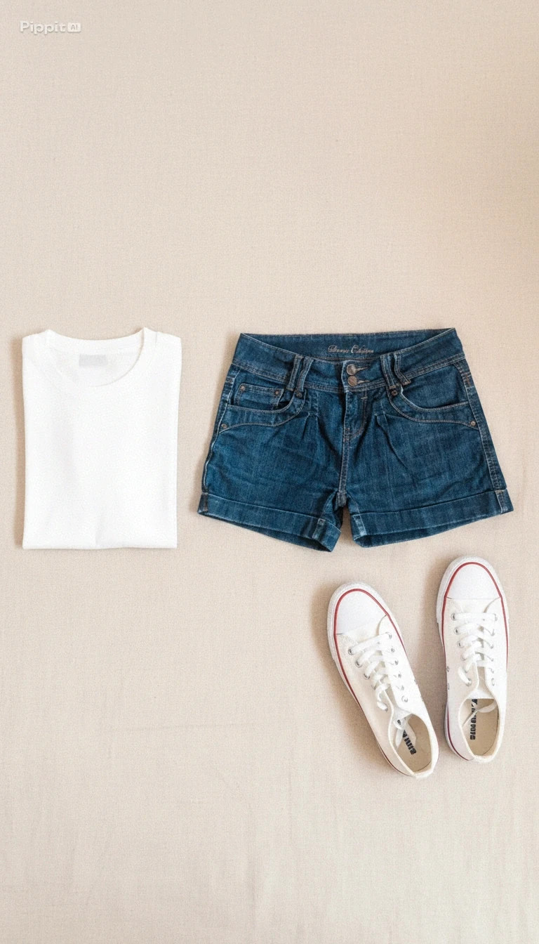 Short jean taille haute Denim Collection – T36 / S – Bleu foncé – Stretch – Comme neuf – Tendance – taille S / 36 / 8 2