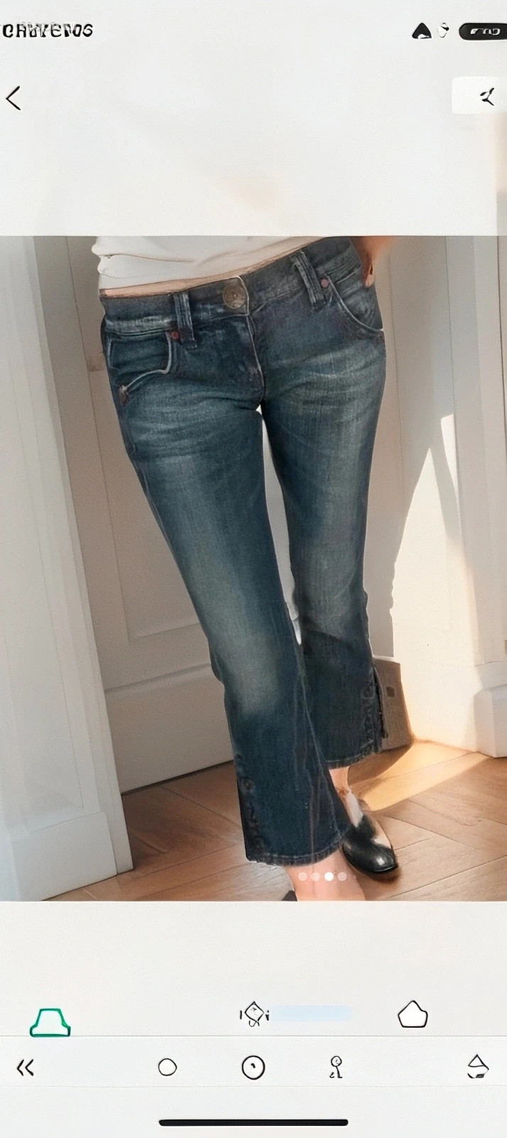 Capri Miss Sixty vintage Y2K – taille basse – flare – T36 – parfait état