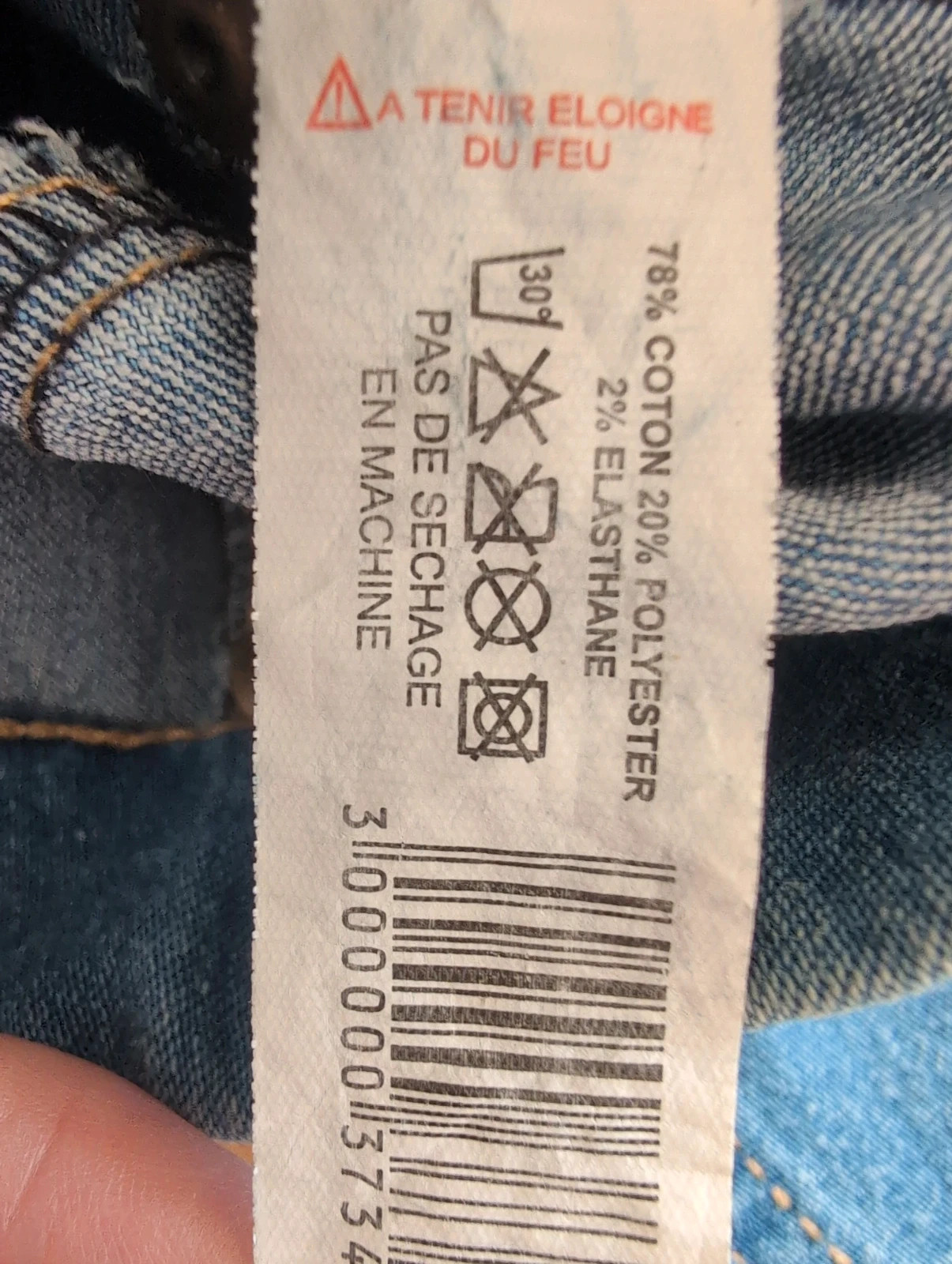 Jegging skinny bleu femme taille 36 neuf coupe slim denim tendance – sansnom. – taille S / 36 / 8 4