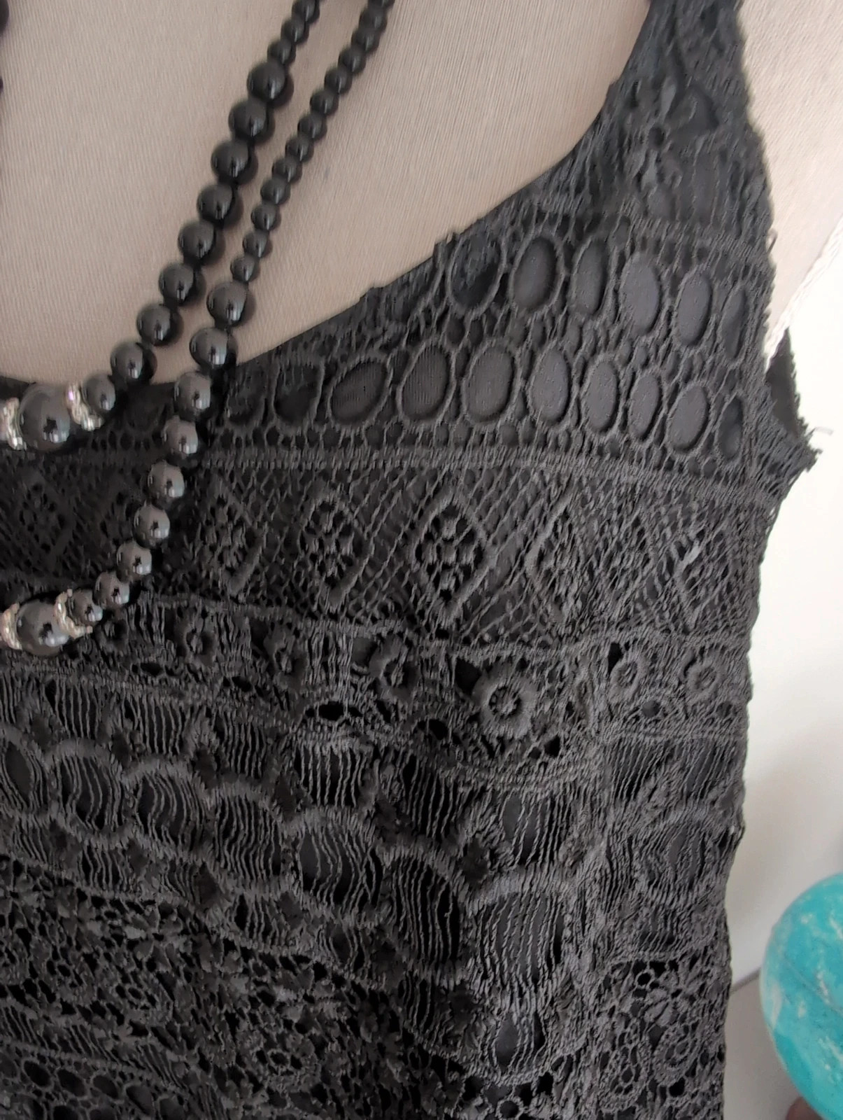 Top dentelle noir H&M - Taille M - Élégant et bohème chic – Tendance – taille M / 38 / 10 4