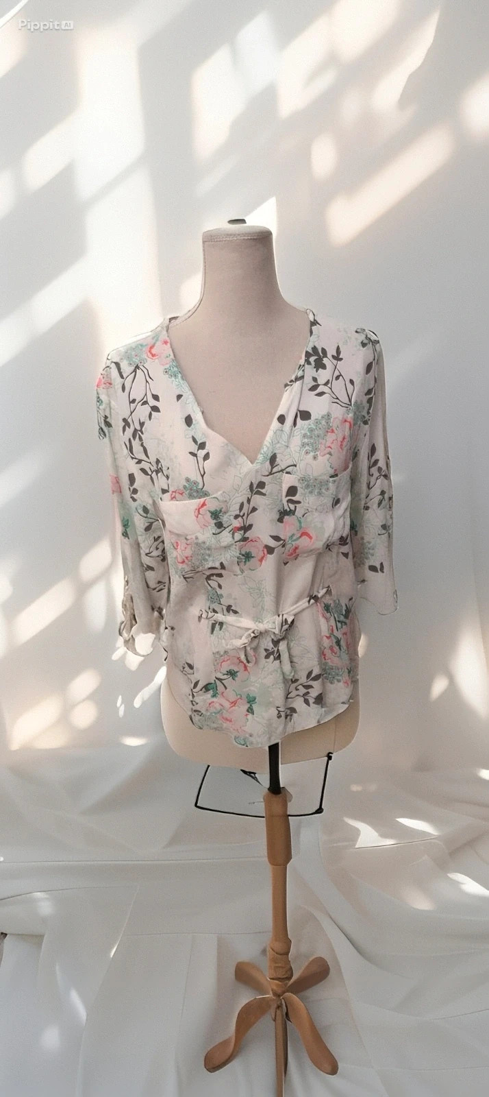 Blouse fluide fleurie Look bohème chic Kiabi - Taille 38