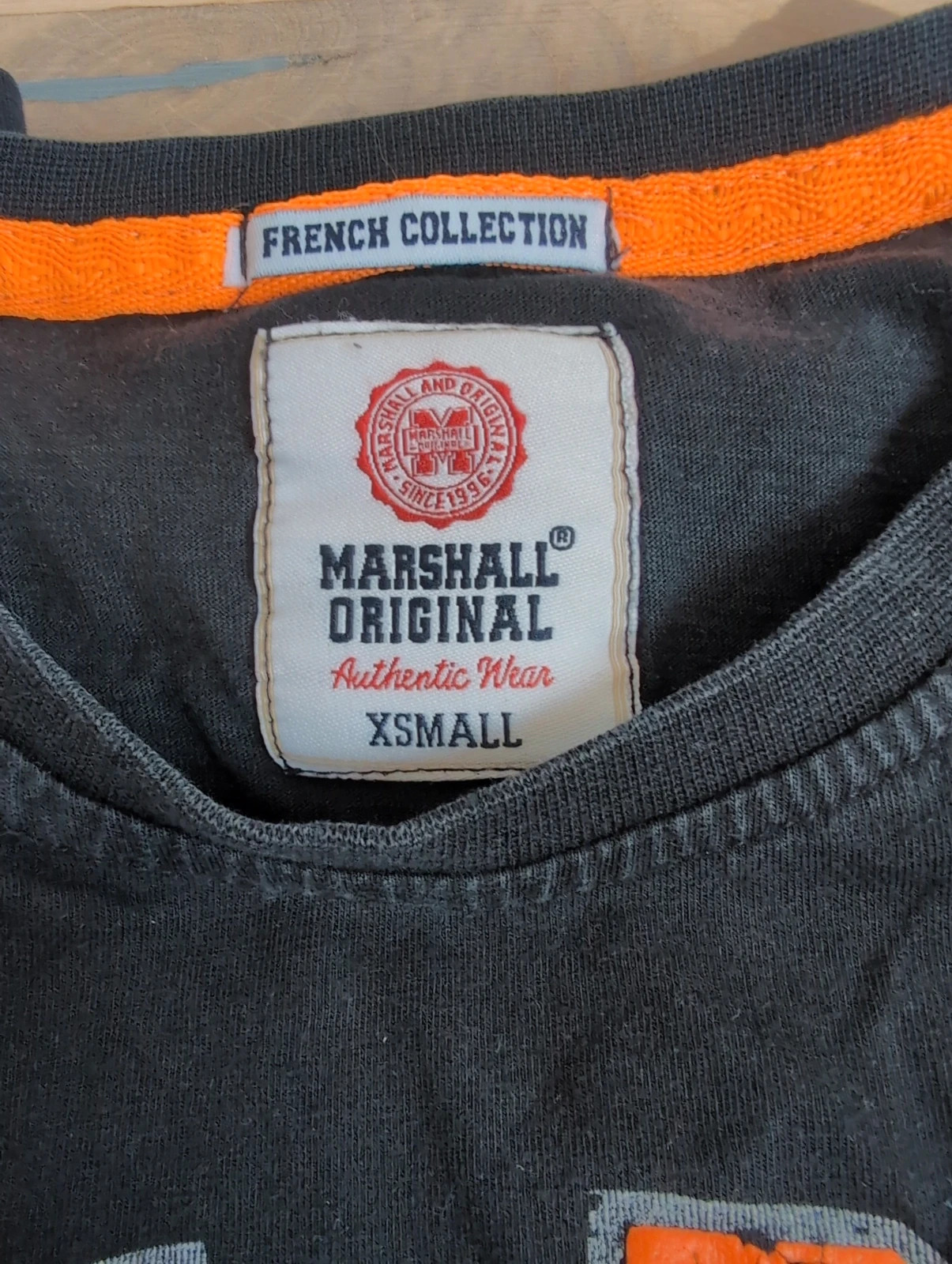 T-shirt noir imprimé Marshall Original – style streetwear – Taille XS – très bon état – Vintage Dressing – taille XS 4