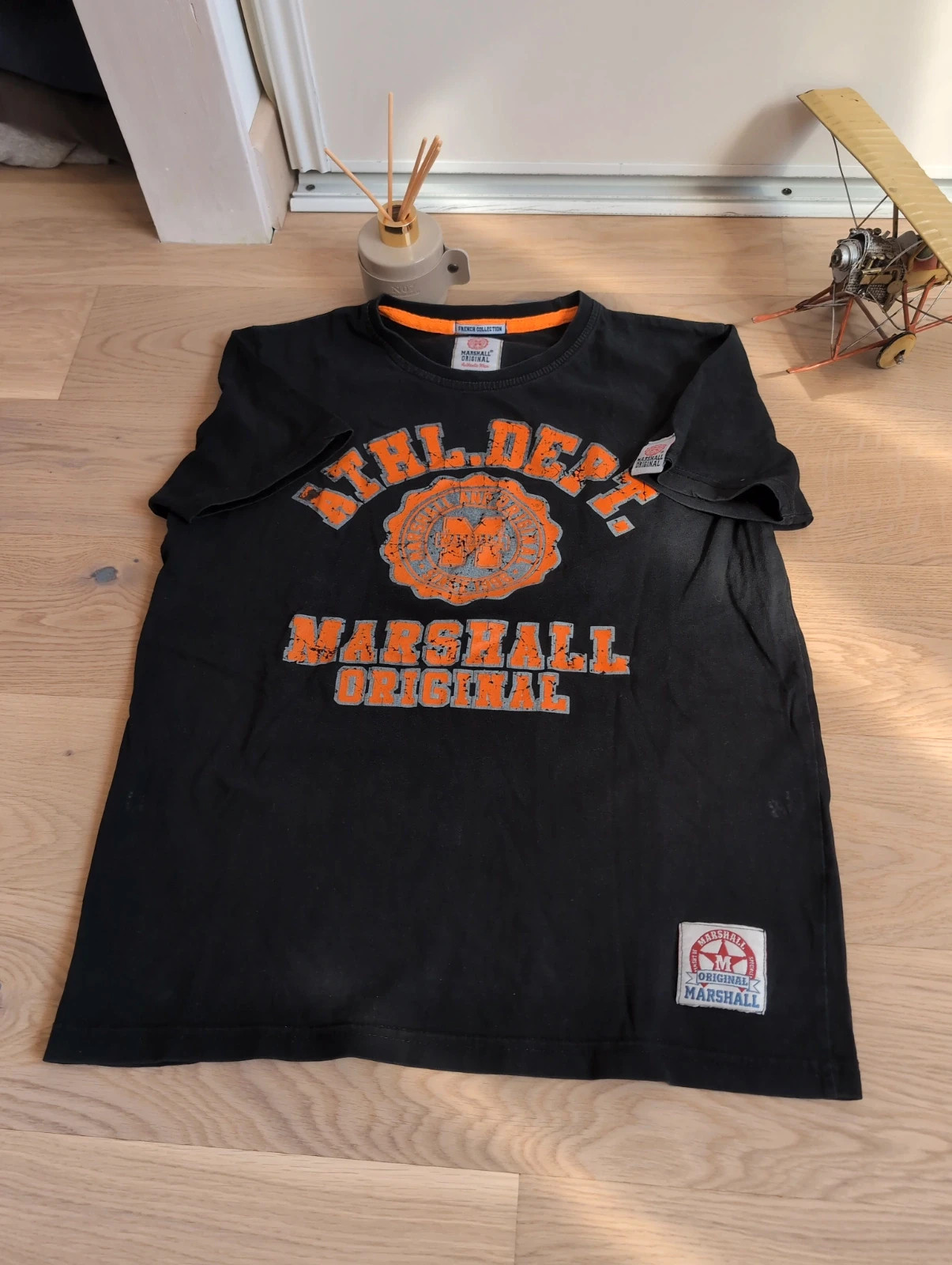T-shirt noir imprimé Marshall Original – style streetwear – Taille XS – très bon état – Vintage Dressing – taille XS 3