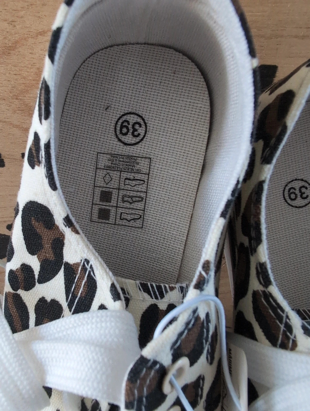 Baskets Parisienne léopard femme T39 neuves sneakers tendance streetwear chic – Tendance – taille 39 4