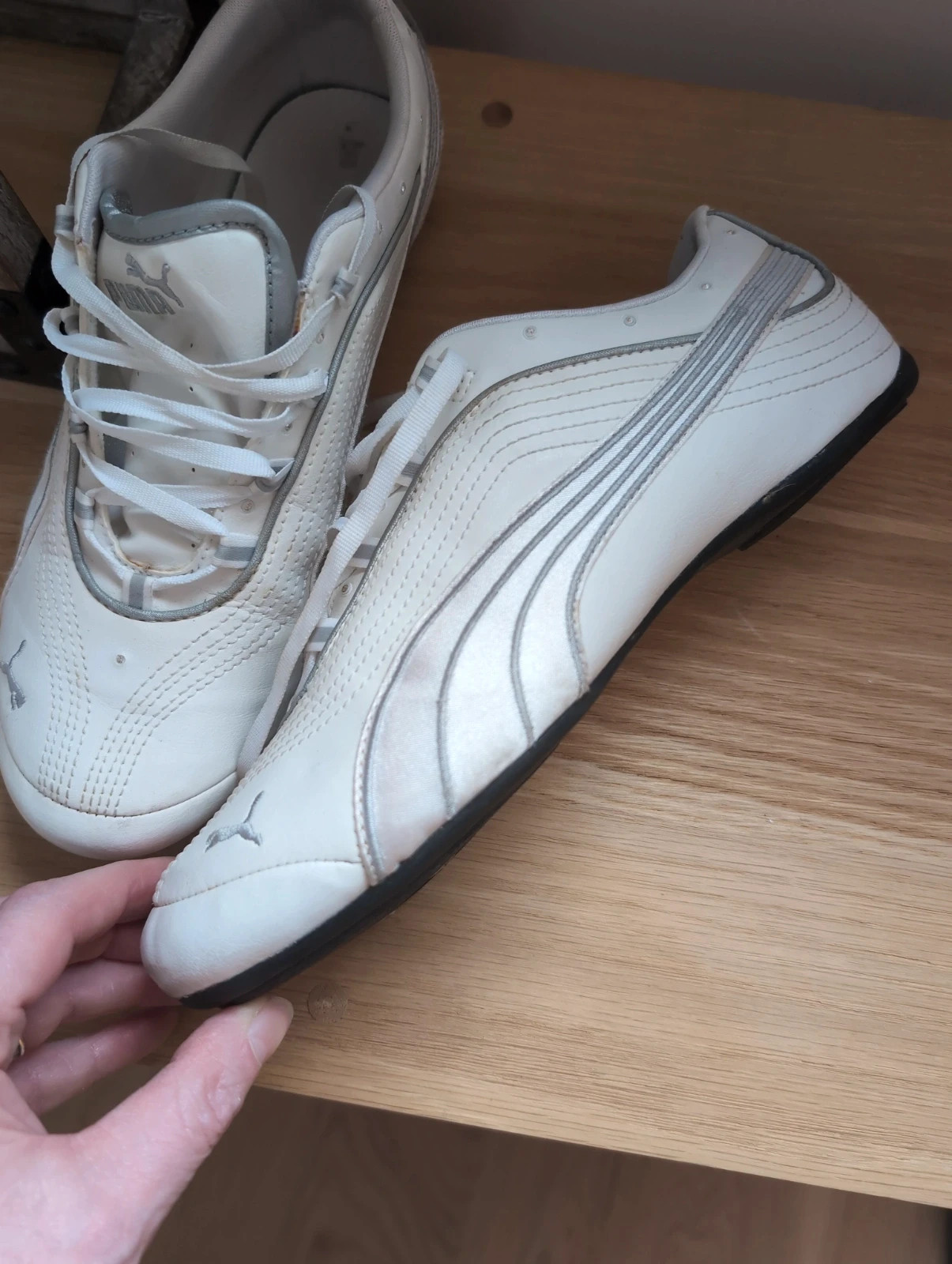 Puma cuir blanc T39 – Très bon état