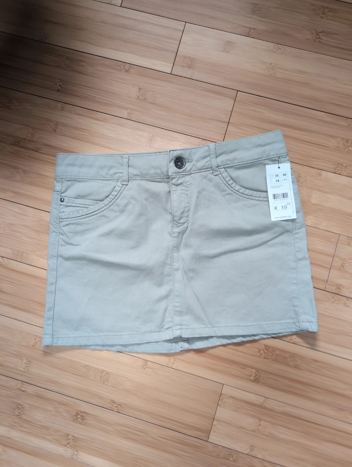 Jupe courte beige style Y2K – Pimkie – Taille 36/S – Tendance – taille S / 36 / 8 2