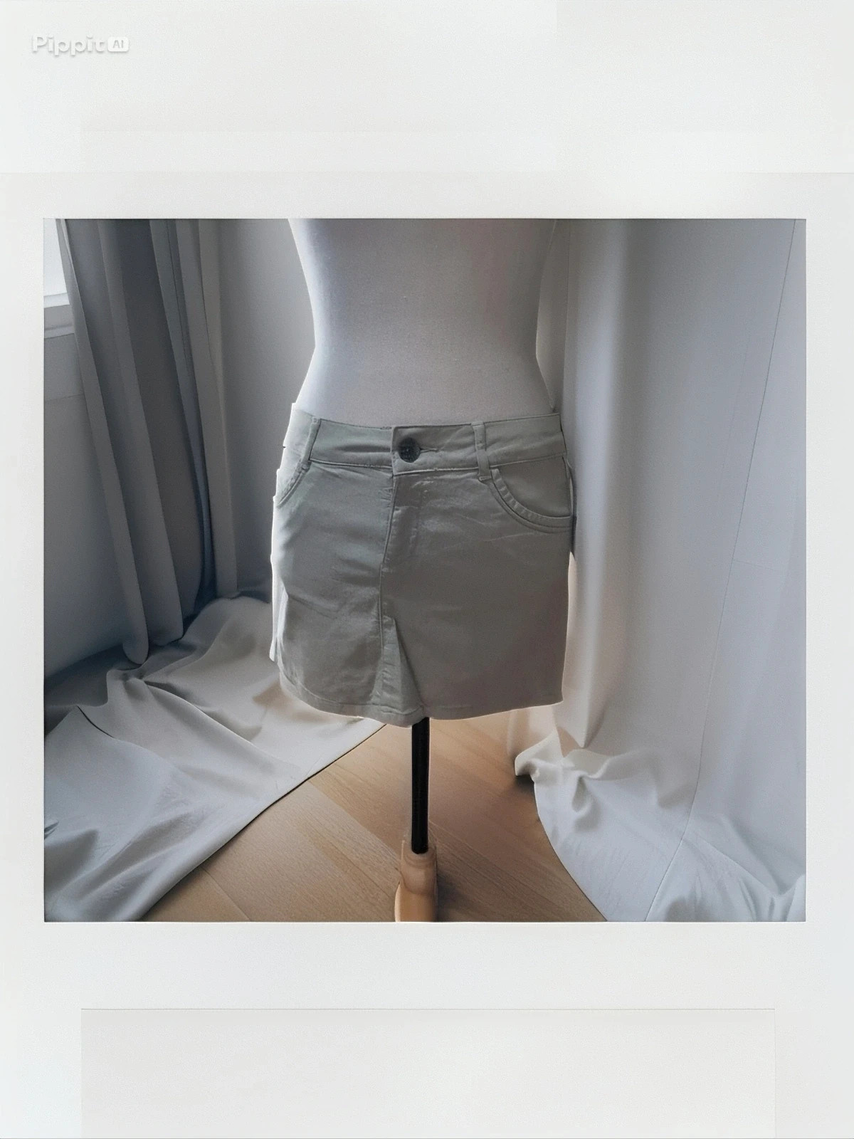 Jupe courte beige style Y2K – Pimkie – Taille 36/S