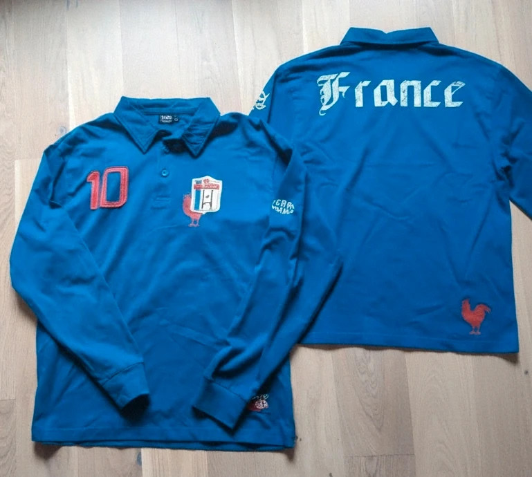 Polo de rugby bleu France N 10 Terre D'ovalie - Taille XL – Tendance – taille XL 2