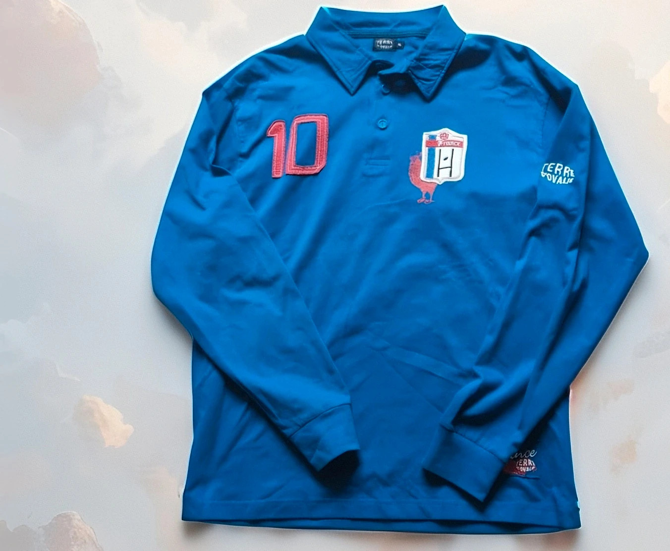 Polo de rugby bleu France N 10 Terre D'ovalie - Taille XL – Tendance – taille XL 5